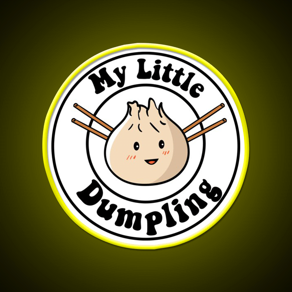 Little Dumpling Led Neon Sign Chinese Food Rgb Color