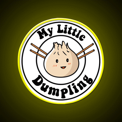 Little Dumpling Led Neon Sign Chinese Food Rgb Color