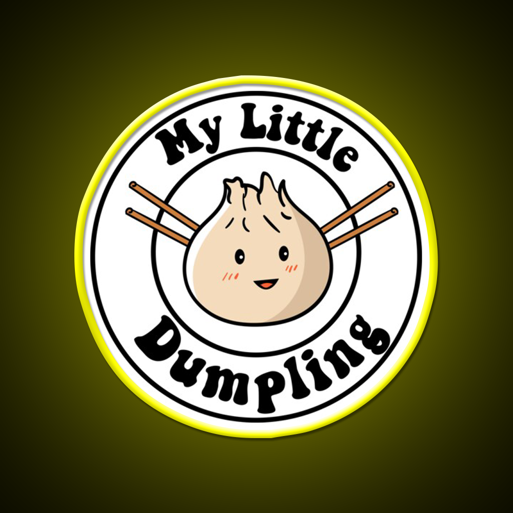 Little Dumpling Led Neon Sign Chinese Food Rgb Color