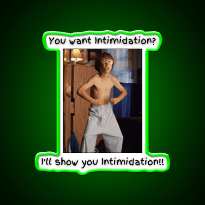 Little Giants Intimidation Welcome Led Neon Sign Open Sign Rgb Color - Shineneon