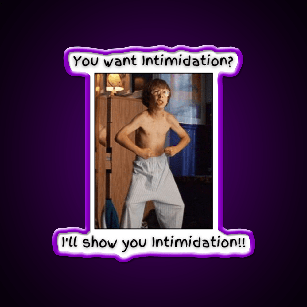 Little Giants Intimidation Welcome Led Neon Sign Open Sign Rgb Color - Shineneon