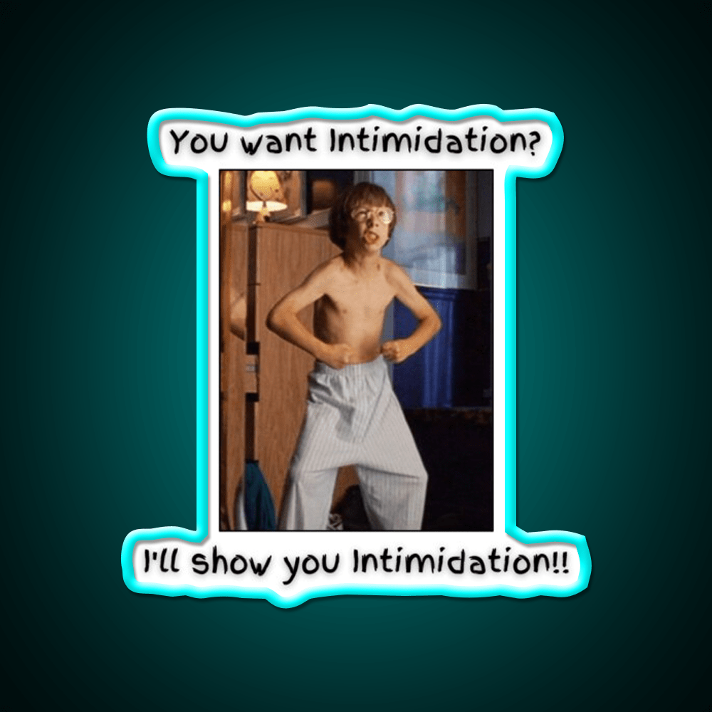 Little Giants Intimidation Welcome Led Neon Sign Open Sign Rgb Color - Shineneon
