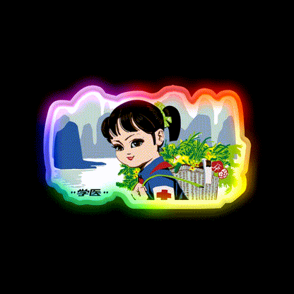 Little Helper Led Neon Sign Chinese Food Rgb Color