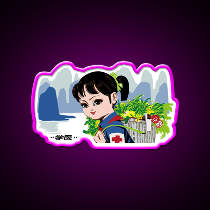 Little Helper Led Neon Sign Chinese Food Rgb Color