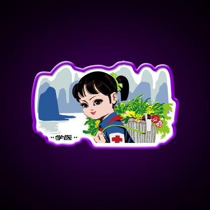 Little Helper Led Neon Sign Chinese Food Rgb Color