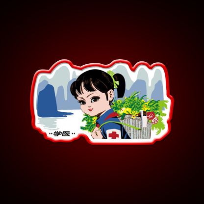 Little Helper Led Neon Sign Chinese Food Rgb Color