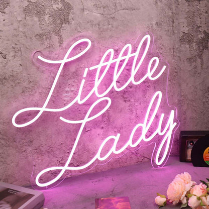 Little Lady Pink Led Neon Sign - Shineneon