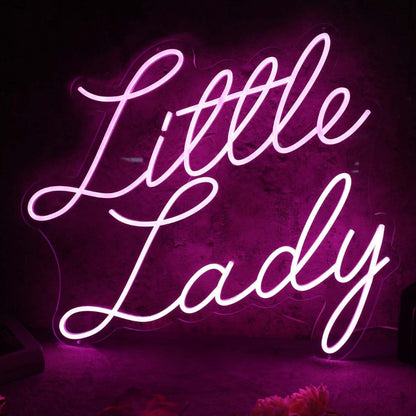Little Lady Pink Led Neon Sign - Shineneon