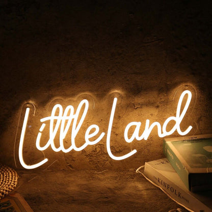 Little Land Yellow Led Neon Sign - Shineneon
