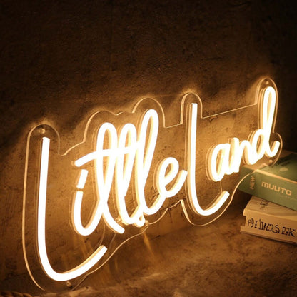 Little Land Yellow Led Neon Sign - Shineneon