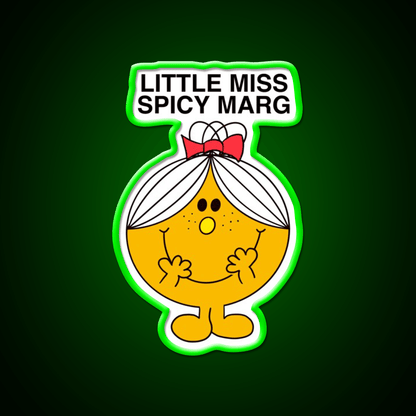 Little Miss Spicy Marg Cocktail Bar Decor Led Neon Sign Rgb Color - Shineneon