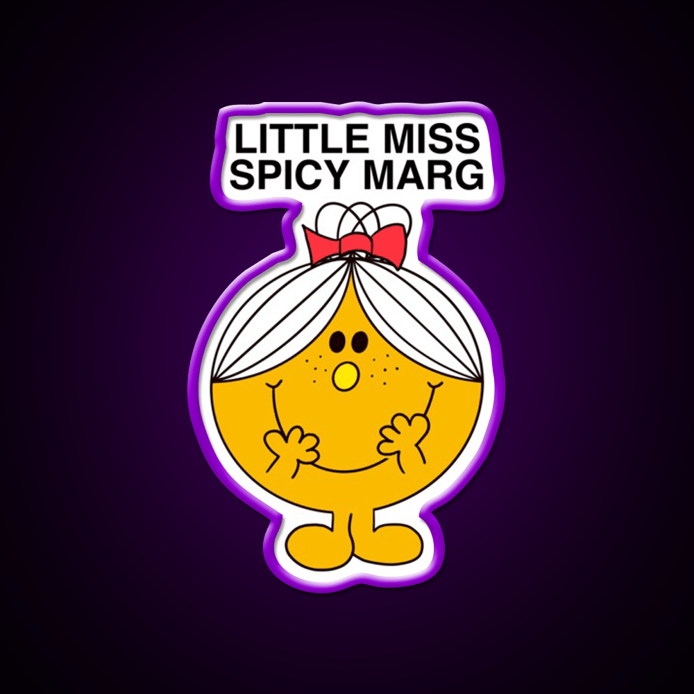 Little Miss Spicy Marg Party Drink Tequila Led Neon Sign Rgb Color - Shineneon