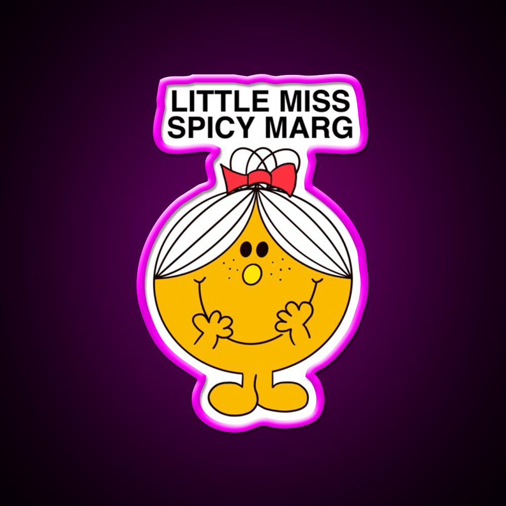Little Miss Spicy Marg Party Drink Tequila Led Neon Sign Rgb Color - Shineneon