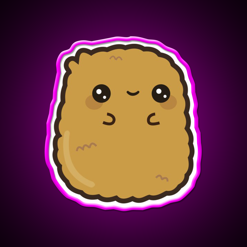 Little Nugget Fast Food Led Neon Sign For Burger Place Rgb Color