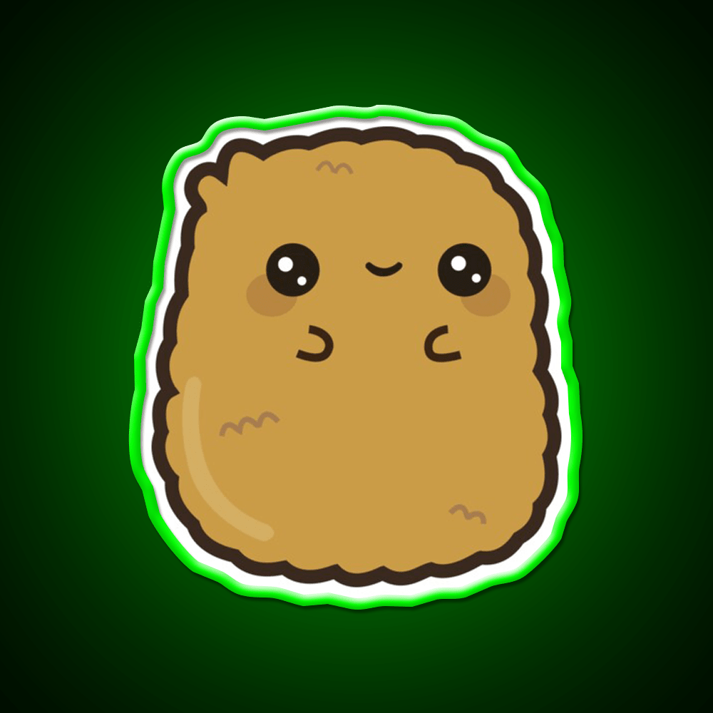 Little Nugget Snack Food Led Neon Sign Rgb Color - Shineneon