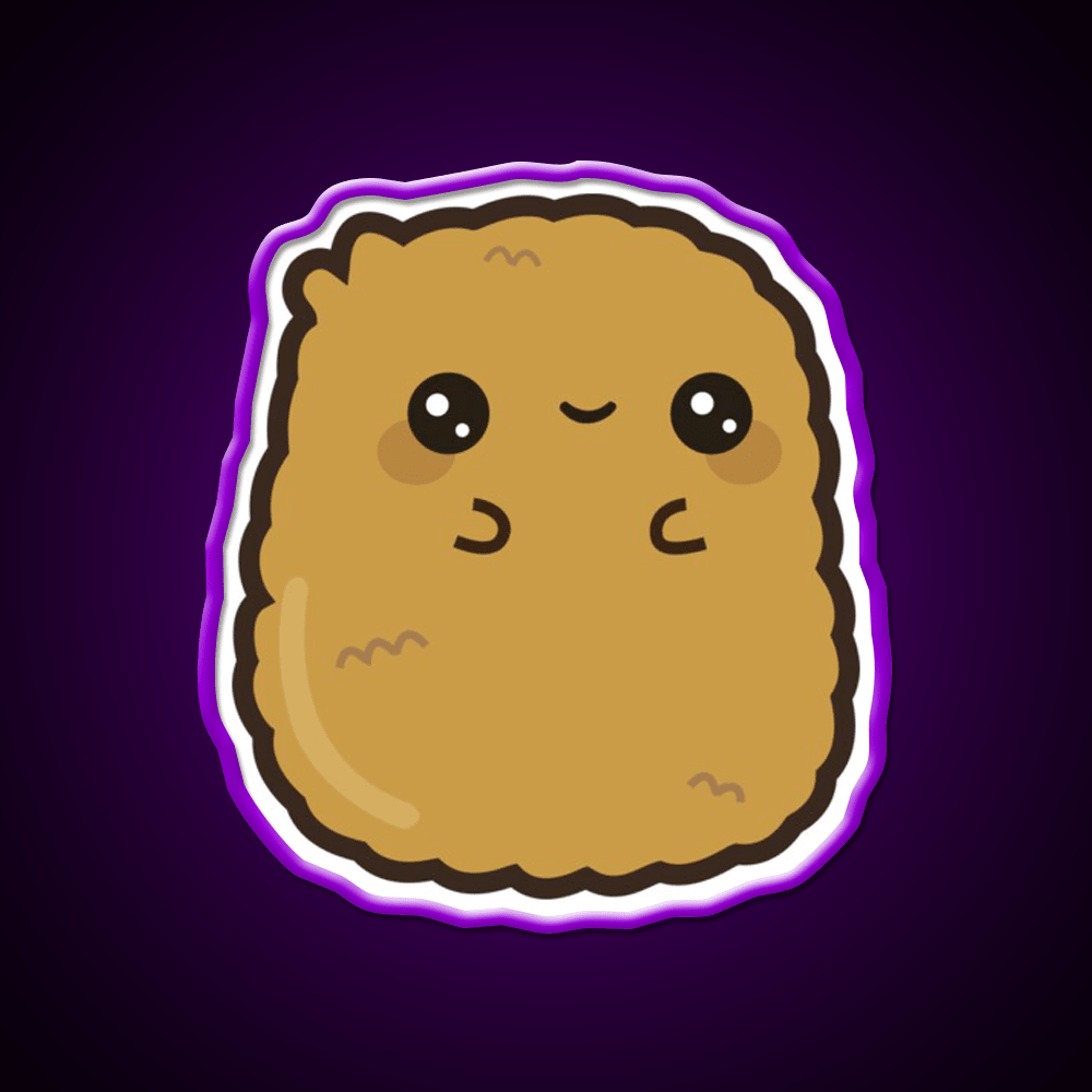 Little Nugget Snack Food Led Neon Sign Rgb Color - Shineneon