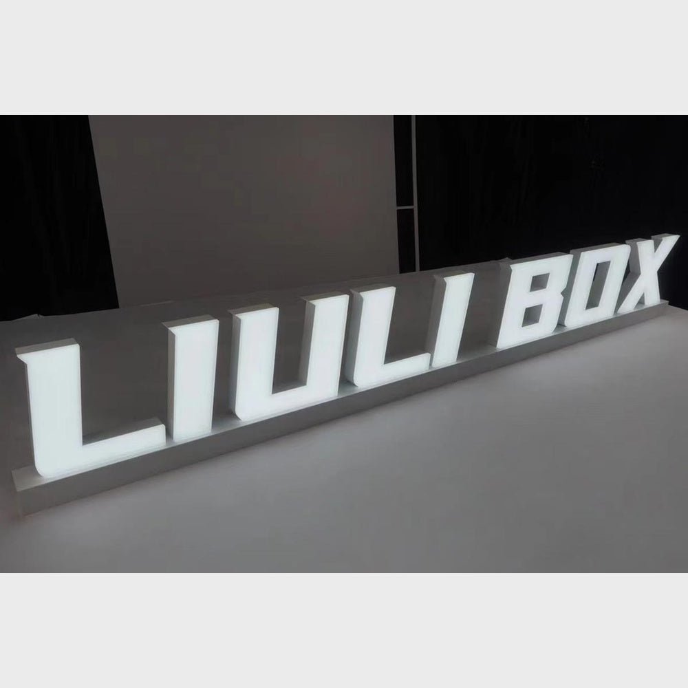 Liuli Box 3D Frontlit Channel Letters Led Light Sign - Shineneon