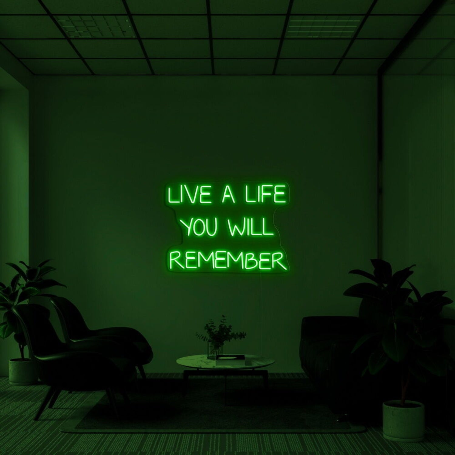 Live A Life You Will Remember Led Neon Sign | Shineneon