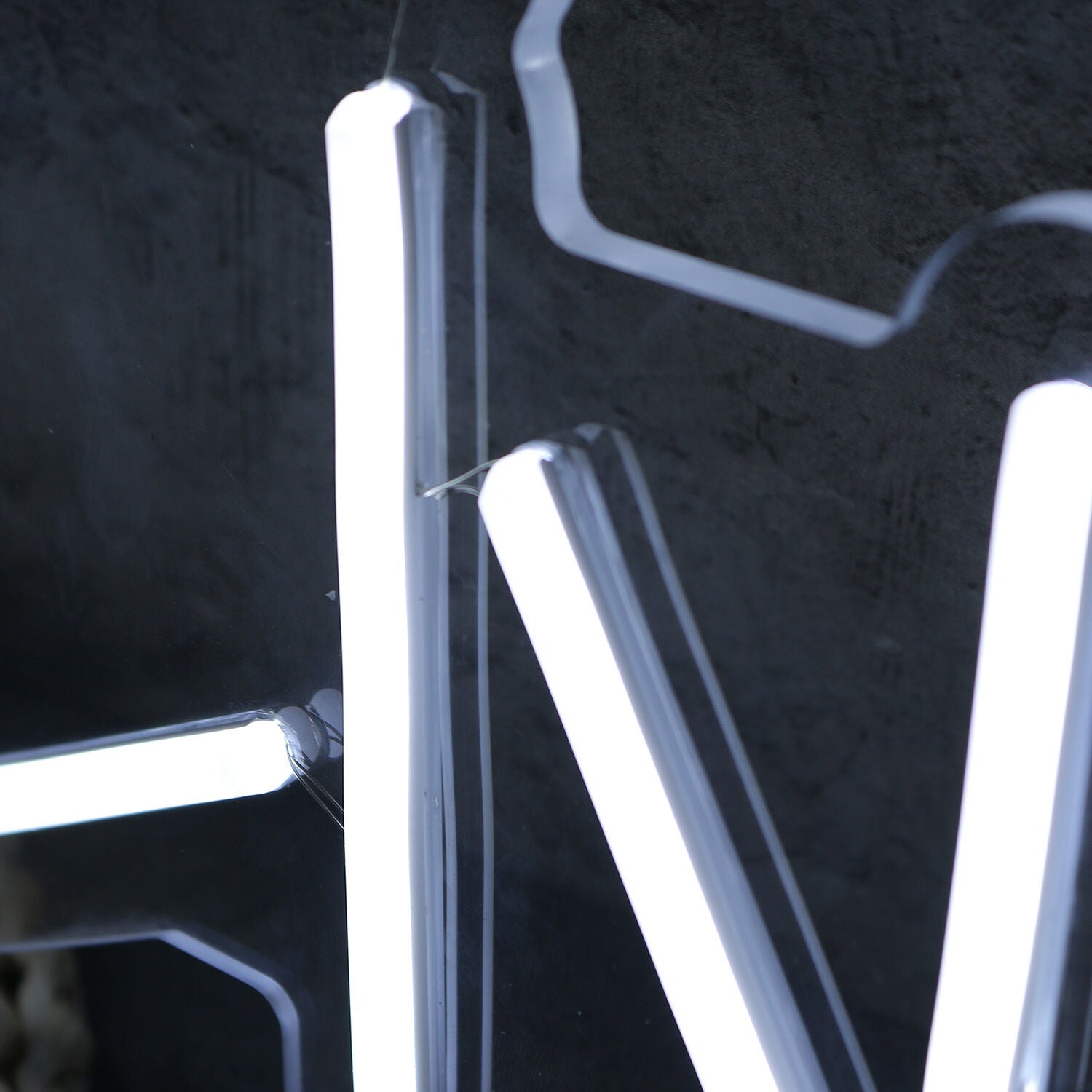 Live All White Led Neon Sign - Shineneon