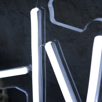 Live All White Led Neon Sign - Shineneon