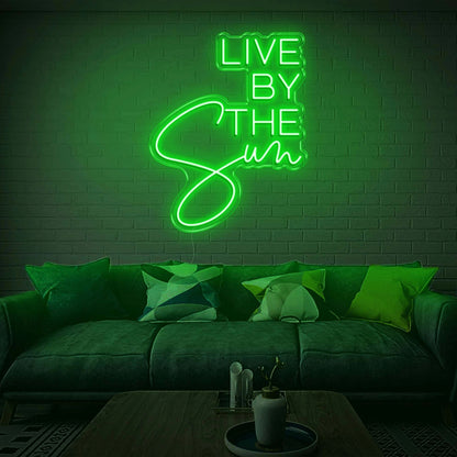 Live By The Sun Led Neon Sign | Shineneon