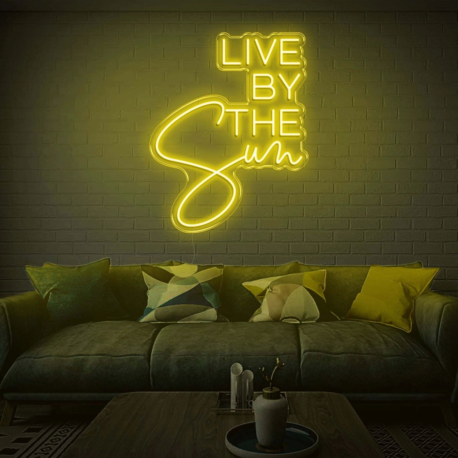 Live By The Sun Led Neon Sign | Shineneon