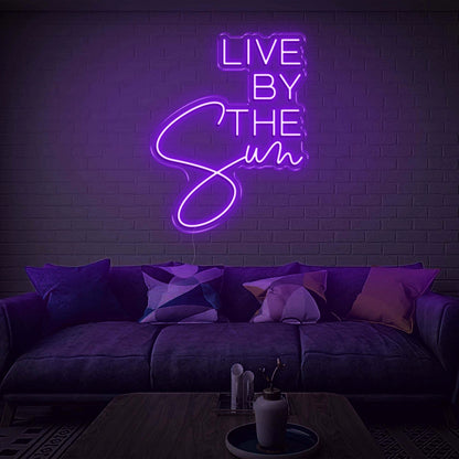 Live By The Sun Led Neon Sign | Shineneon