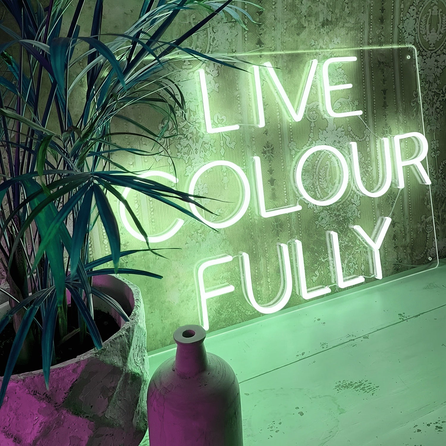 Live Color Fully Neon Sign Add Vibrancy To Your Space | Shineneon