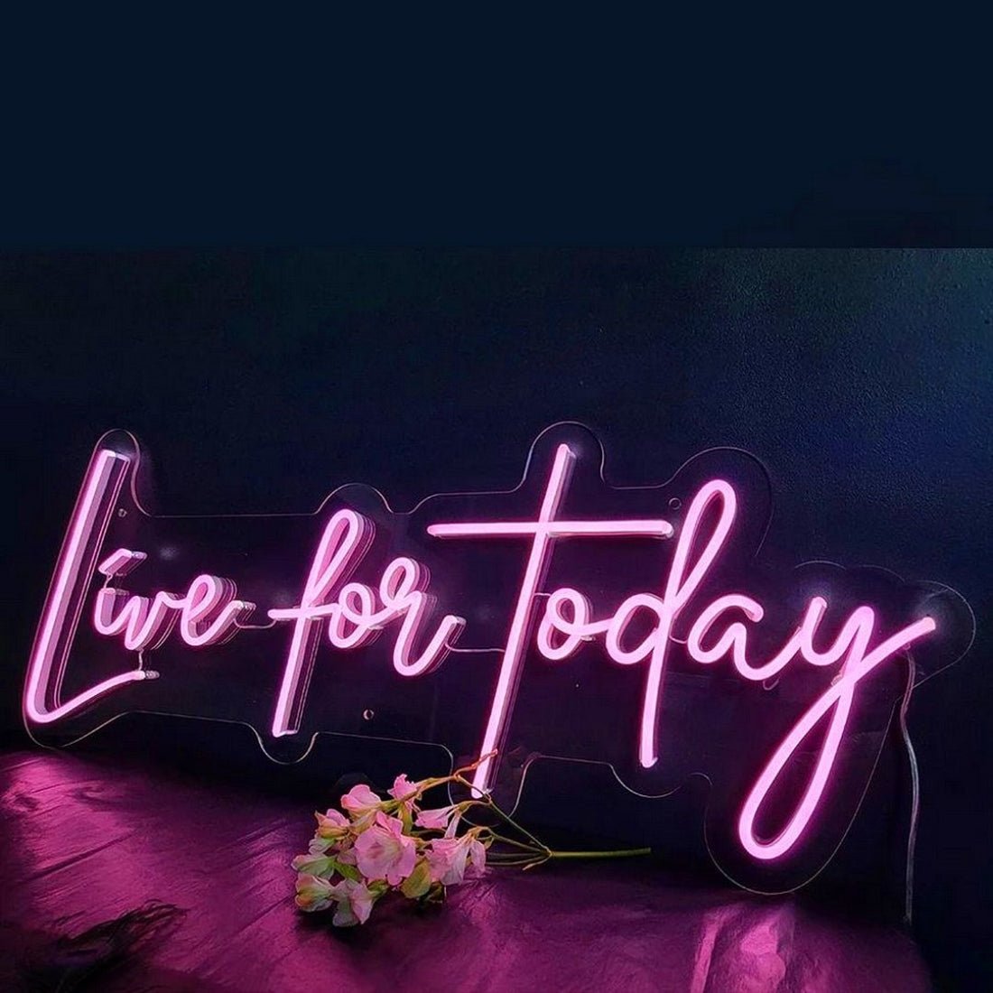 Live For Today Led Sign Business Neon Sign - Shineneon