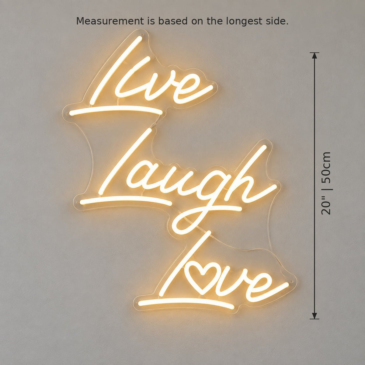 Live Laugh Love LED Neon Sign GARAGE LED NEON SIGN - Shineneon
