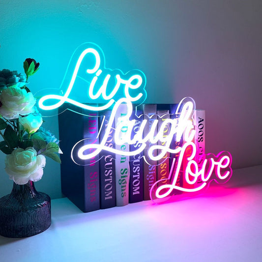 Live Laugh Love Led Sign Business Neon Sign