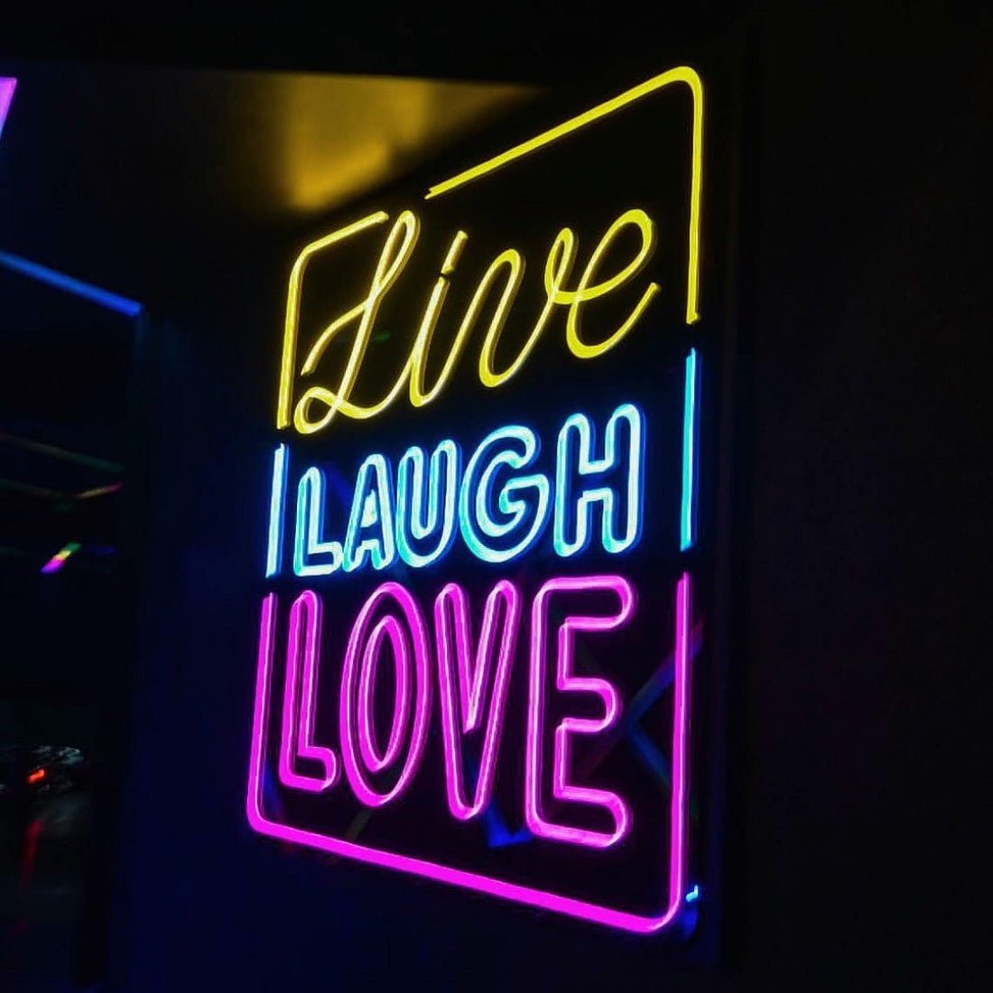 Live Laugh Love Led Sign Business Neon Signs - Shineneon