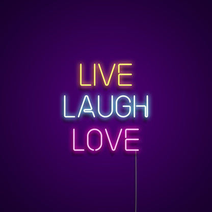 Live Laugh Love Neon Light Sign | Shineneon