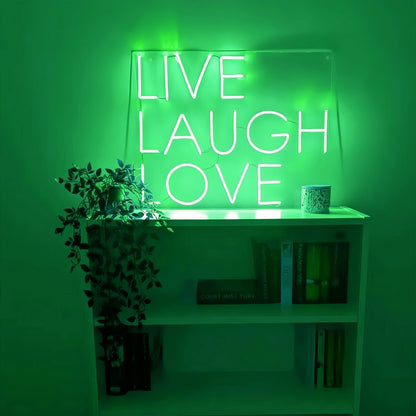 Live Laugh Love Neon Sign Illuminate Your Joyful Moments | Shineneon