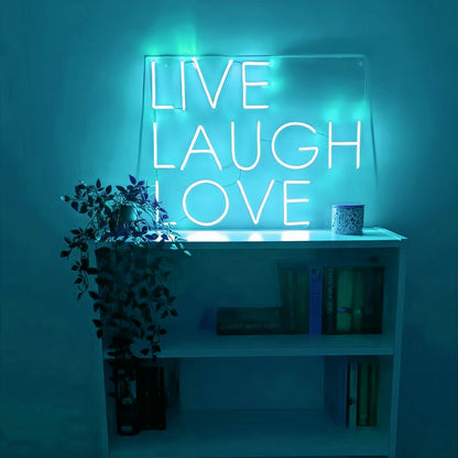 Live Laugh Love Neon Sign Illuminate Your Joyful Moments | Shineneon