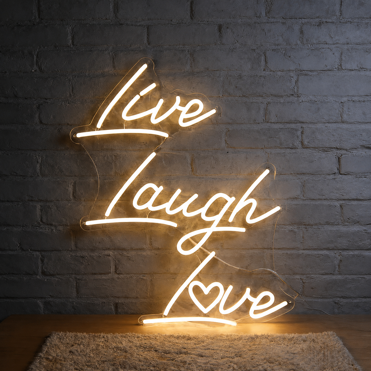 Live Laugh Love Wall Decor LED Neon Sign - 01 Original Product Image