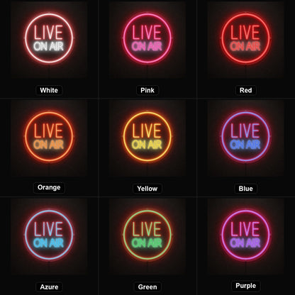 Live LED Neon Sign color grid