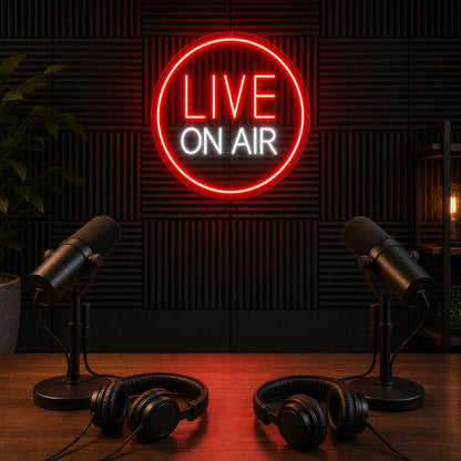 Live LED Neon Sign Home Garage Wall Decoration real lifestyle scene