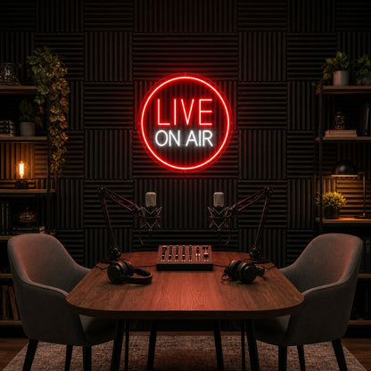 Live LED Neon Sign Home Garage Wall Decoration size image