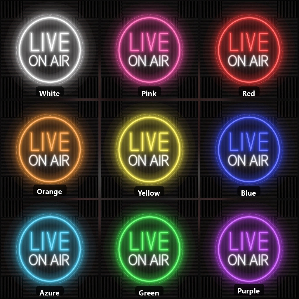 Live LED Neon Sign Home Garage Wall Decoration color grid