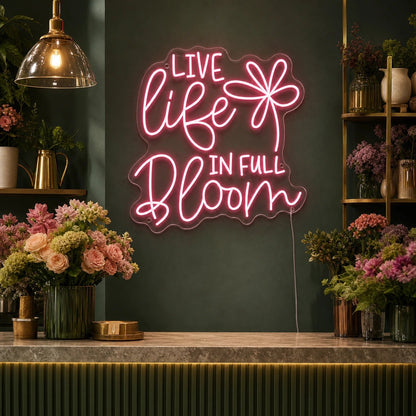 Live Life LED Neon Sign - Shineneon