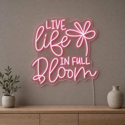 Live Life LED Neon Sign - Shineneon