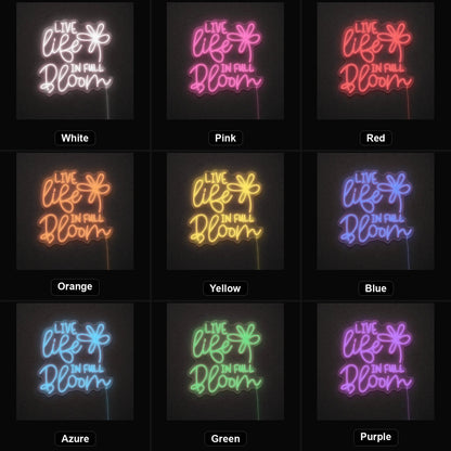Live Life LED Neon Sign - Shineneon