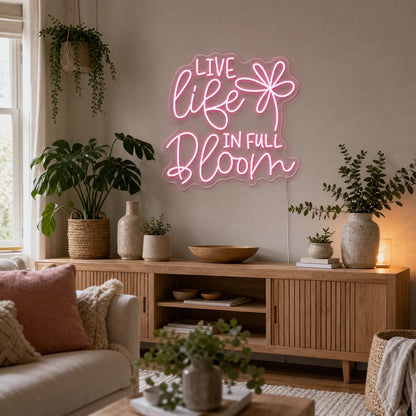 Live Life LED Neon Sign - Shineneon