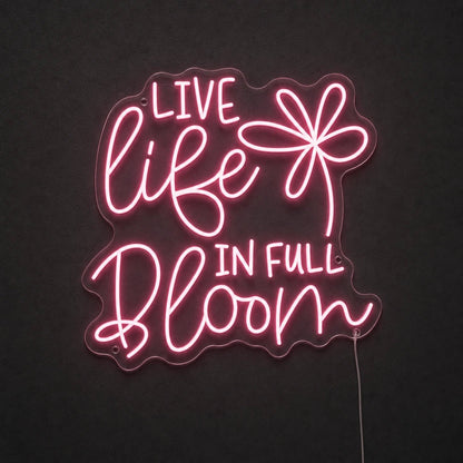 Live Life LED Neon Sign - Shineneon