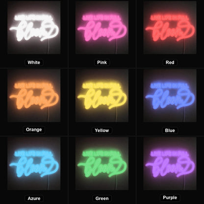 Live Life Wall Decor LED Neon Sign - Shineneon