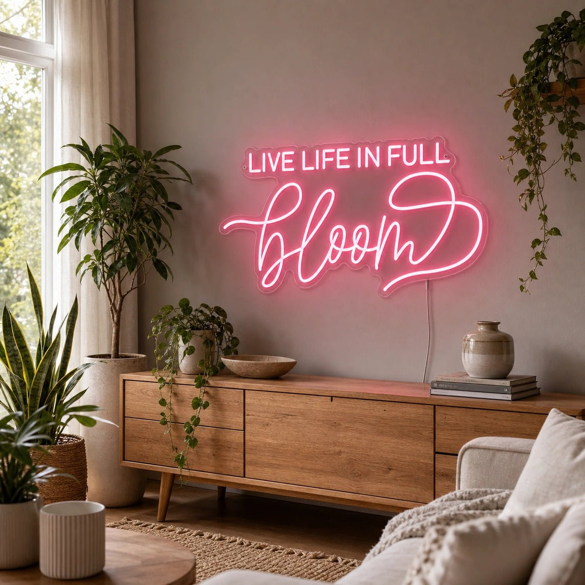 Live Life Wall Decor LED Neon Sign - Shineneon