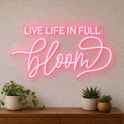 Live Life Wall Decor LED Neon Sign Garage Neon Sign main product image