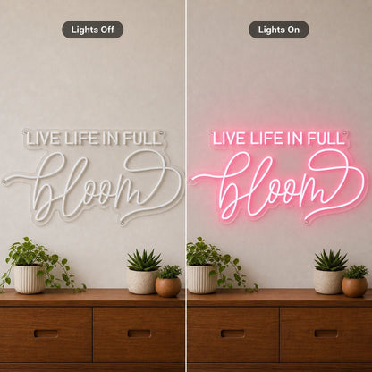 Live Life Wall Decor LED Neon Sign Garage Neon Sign - Shineneon