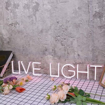 Live Light Purple Led Neon Sign - Shineneon
